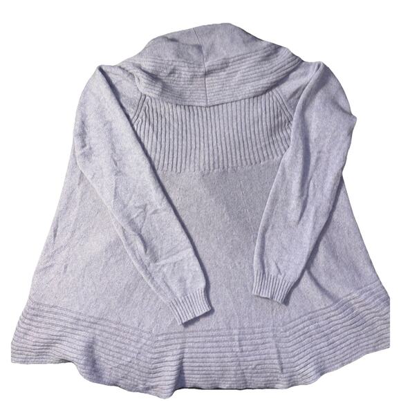 Johnstons of Elgin Shaw Sz S Cashmere Open Front Cardigan Lilac Purple Sweater - Picture 7 of 8